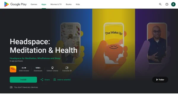 Headspace: Meditasi & Kesihatan