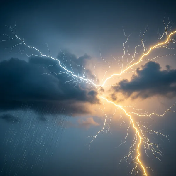Art of overlapping clouds and lightning for PHQ-9 vs GAD-7