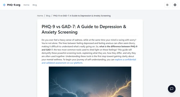 PHQ-9 vs GAD-7: Panduan untuk Skrining Depresi & Kecemasan